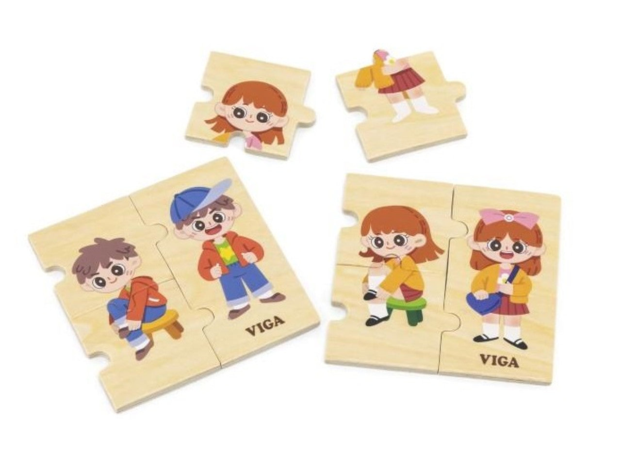 Viga Getting Dressed Sequence Puzzle – Develop Daily Life Skills ...