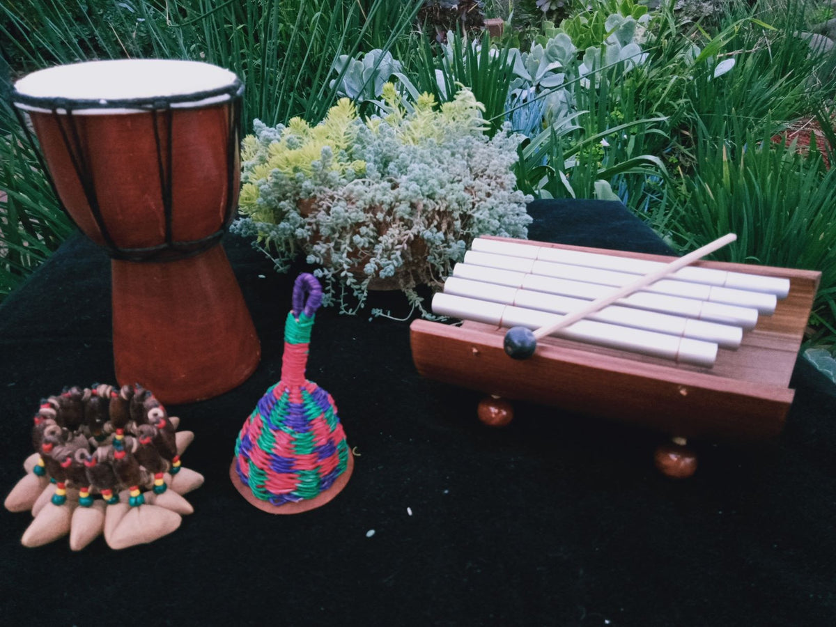 African Musical Instruments 4 Piece Set | Kids Rhythm & Sensory Music ...