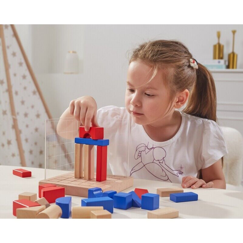 Jeu Equilibre VIGA Toys - 3D Block Building Game Viga Bloc Tower 1 Jeu Equilibre VIGA Toys - 3D Block Building Game Viga Bloc Tower 1